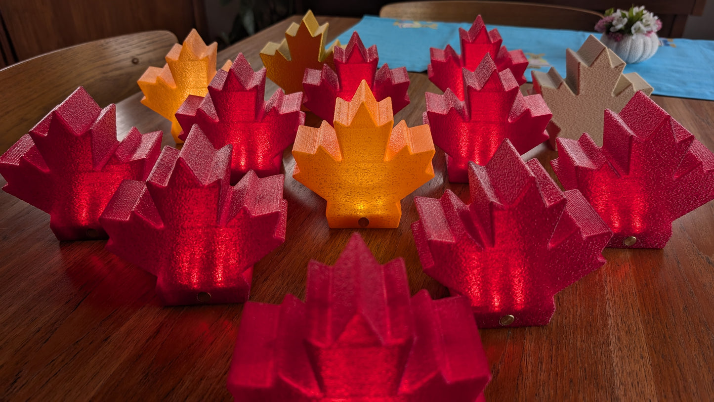 Glowing Maple Leaf