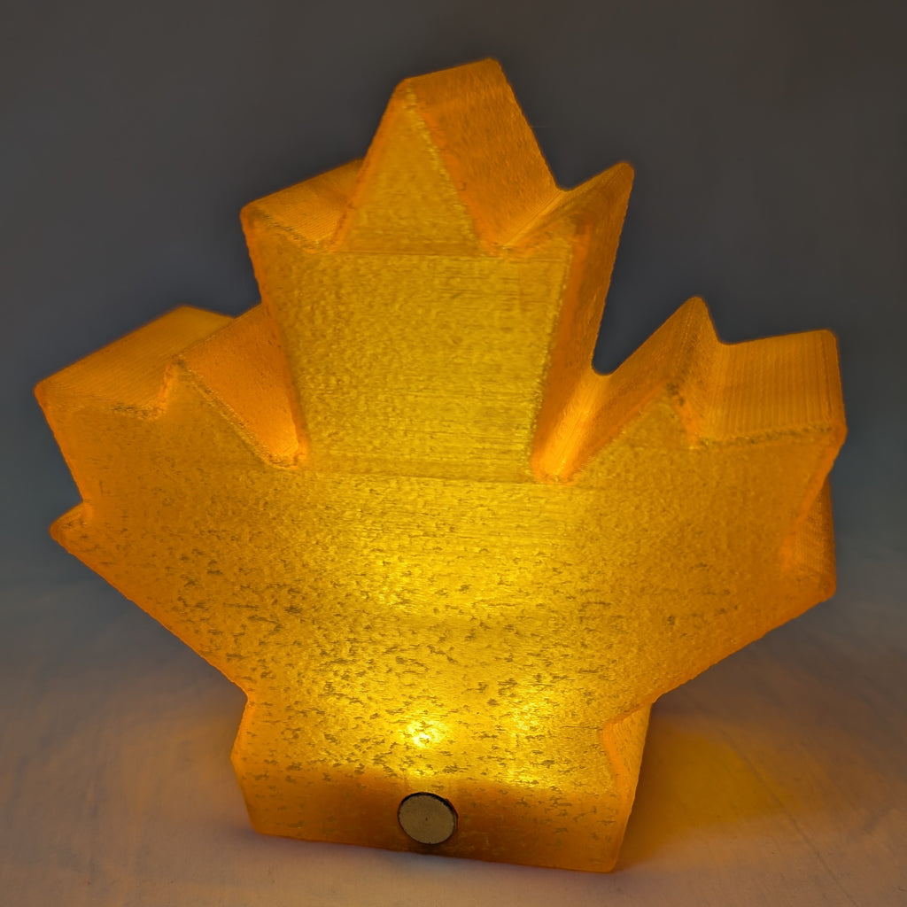 Glowing Maple Leaf