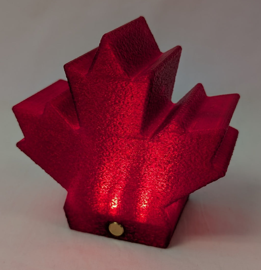 Glowing Maple Leaf