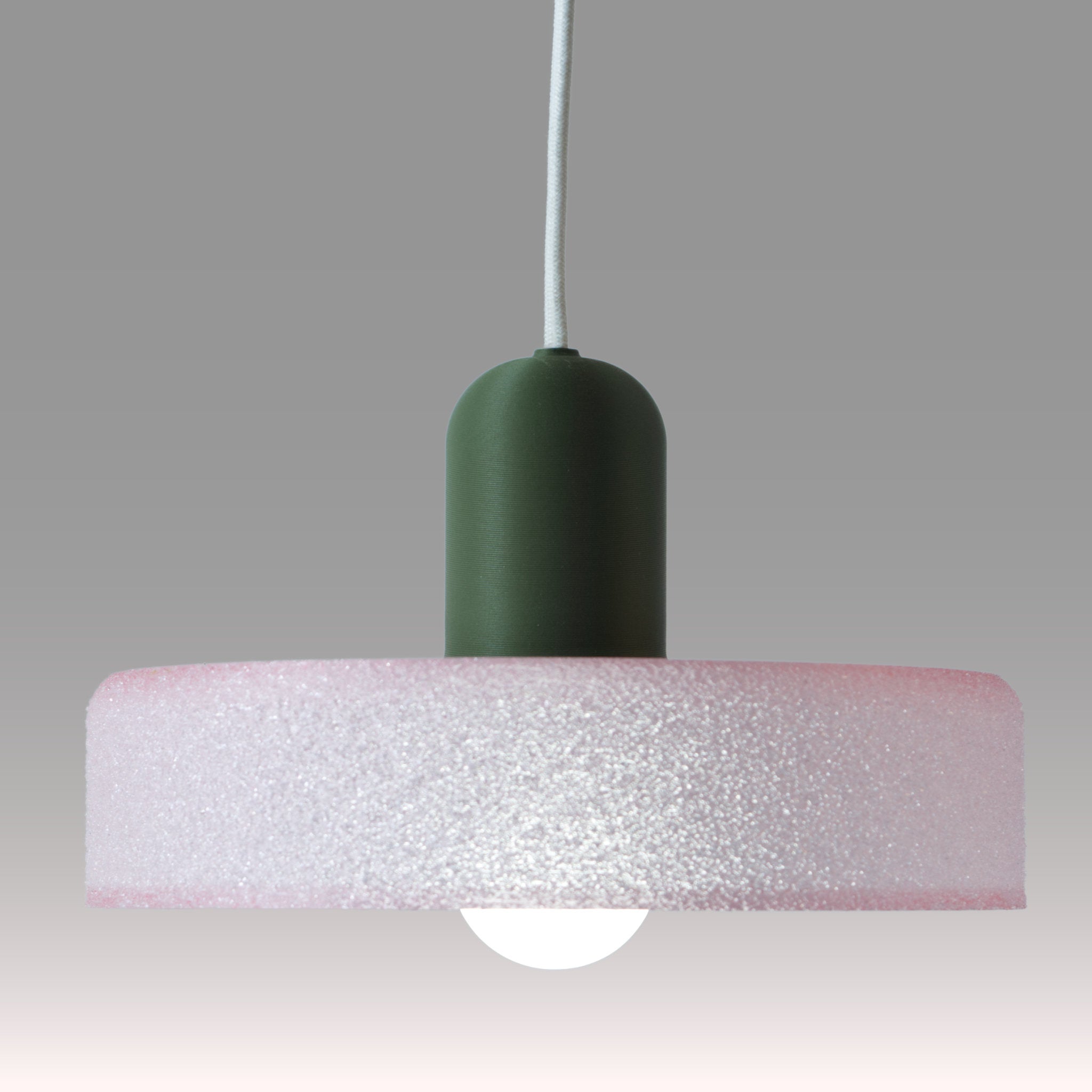 Saucer Pendant in Candy Floss Pink